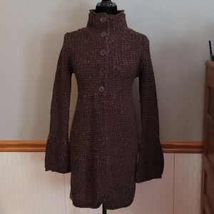 It's Our Time longline bell sleeve sweater